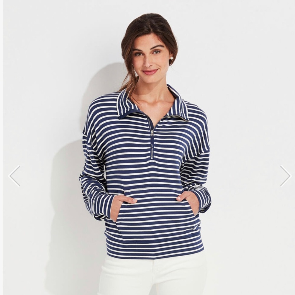 Vineyard Vines Funnel-neck Dreamcloth 1/2 Zip